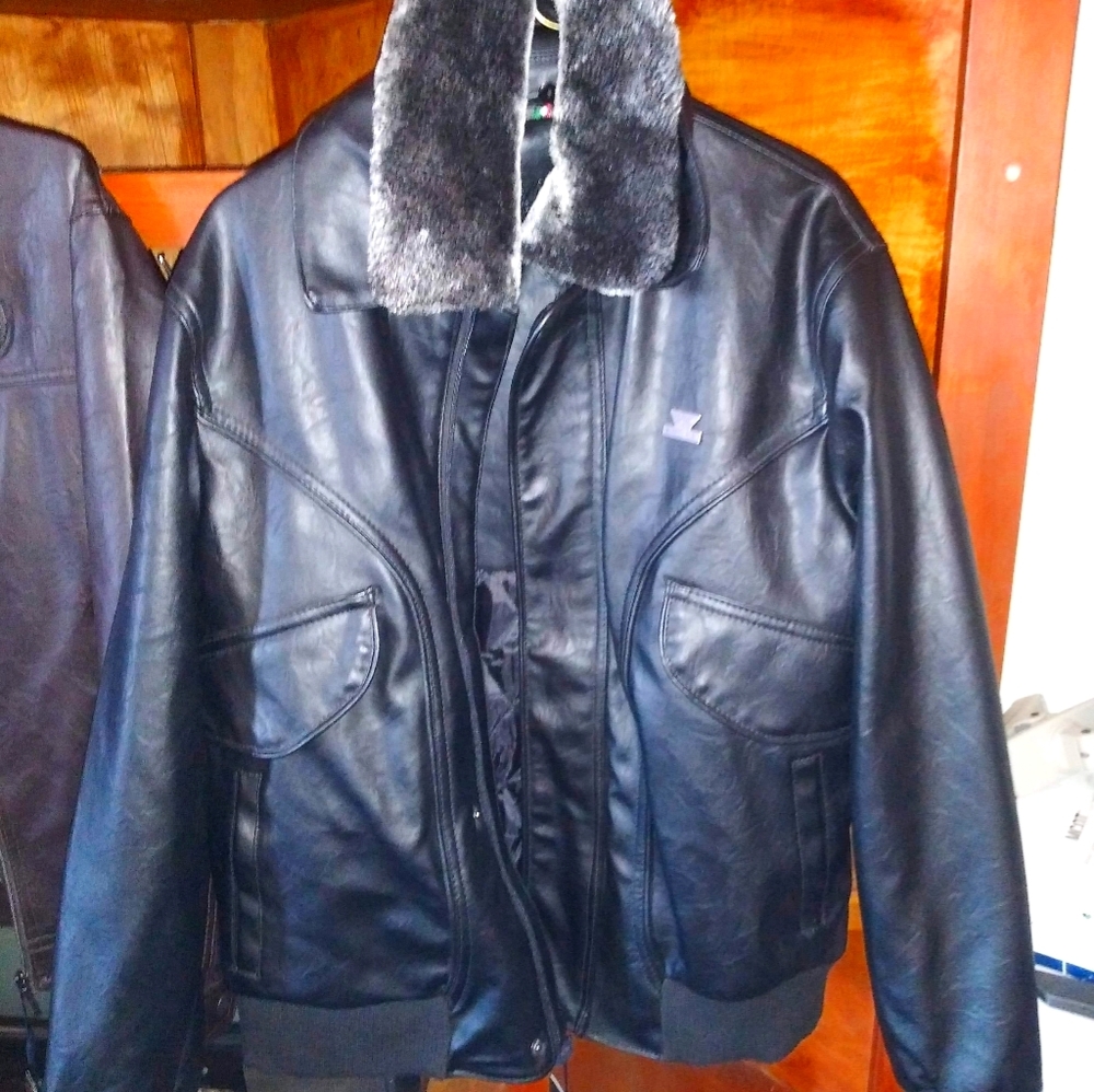 Emporio Italian leather jackets. NWT.